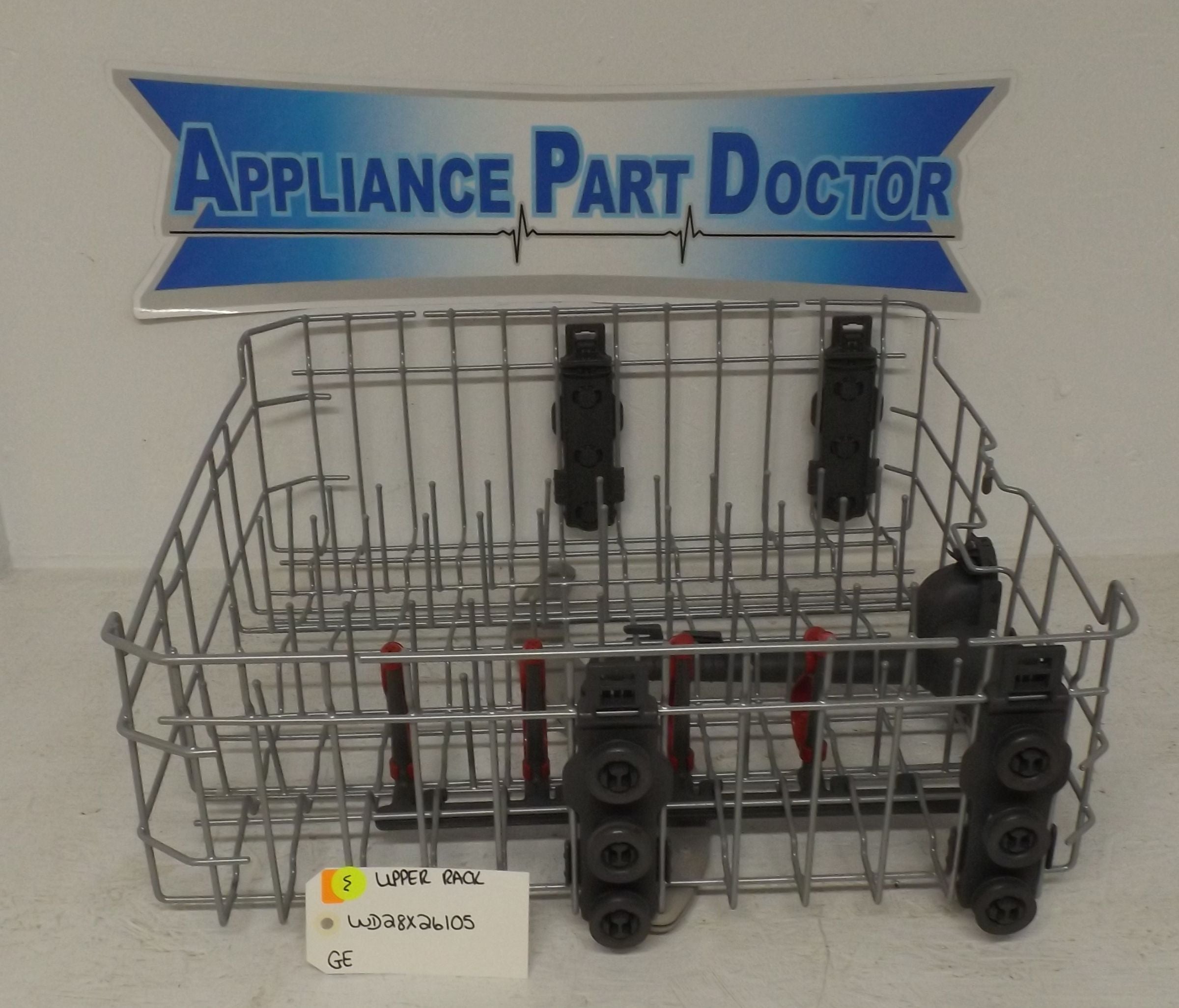 GE DISHWASHER WD28X26105 UPPER RACK (USED) GE DISHWASHER WD28X26105 UPPER RACK (USED)